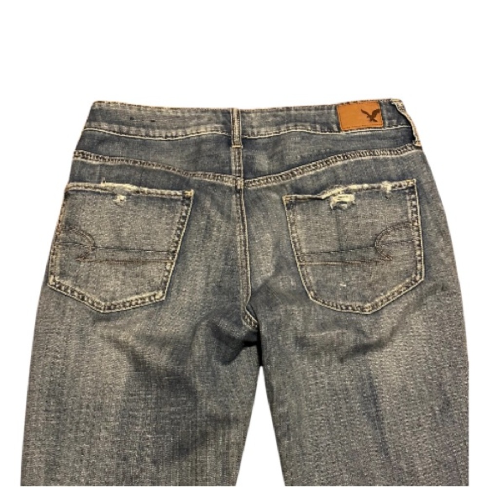 American Eagle Outfitters Tomgirl Distressed Jeans Size 6 - Picture 8 of 11